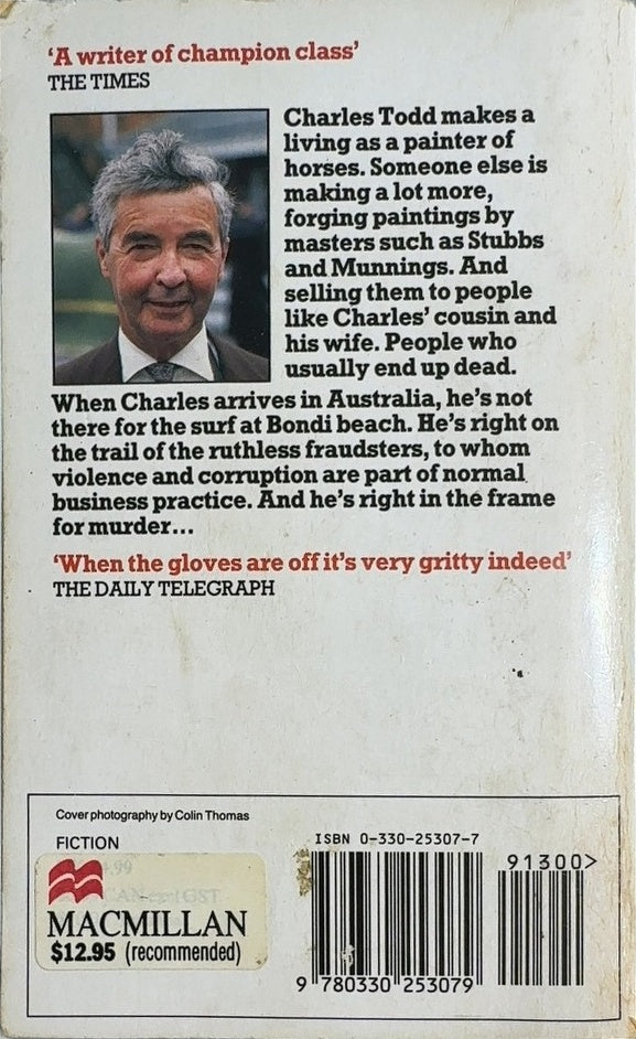 In the Frame - By Dick Francis - back cover