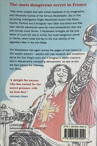 The Man in the Iron Mask - By Roger Macdonald — back cover
