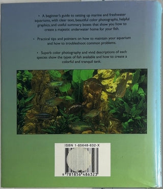The Care and Maintenance of Aquarium Fish - By Alice Burkhart & others — back cover