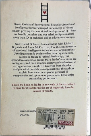 The New Leaders - By Daniel Goleman & others — back cover
