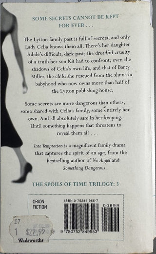 Into Temptation — back cover