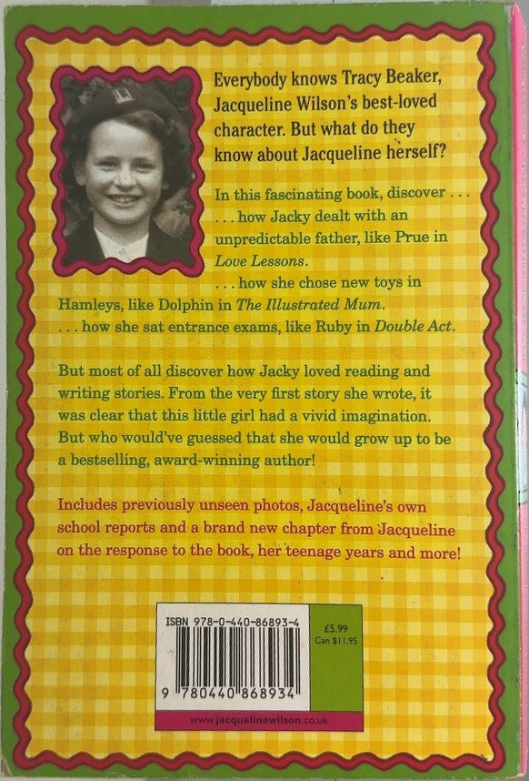 Jacky Daydream - By Jacqueline Wilson - back cover