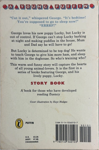 A Boy in the Doghouse - By Betsy Duffey — back cover