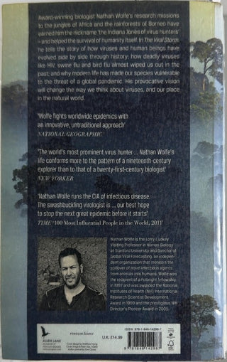 The Viral Storm - By Nathan Wolfe — back cover