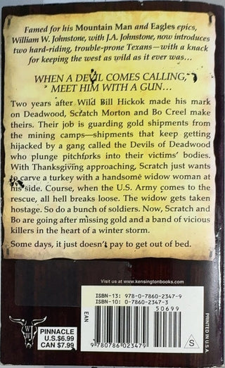 Sidewinders: Deadwood Gulch - By William W. Johnstone & others — back cover