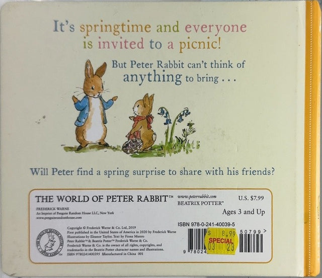 A Spring Surprise - By Beatrix Potter - back cover