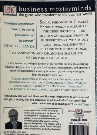 Charles Handy - By Robert Heller — back cover