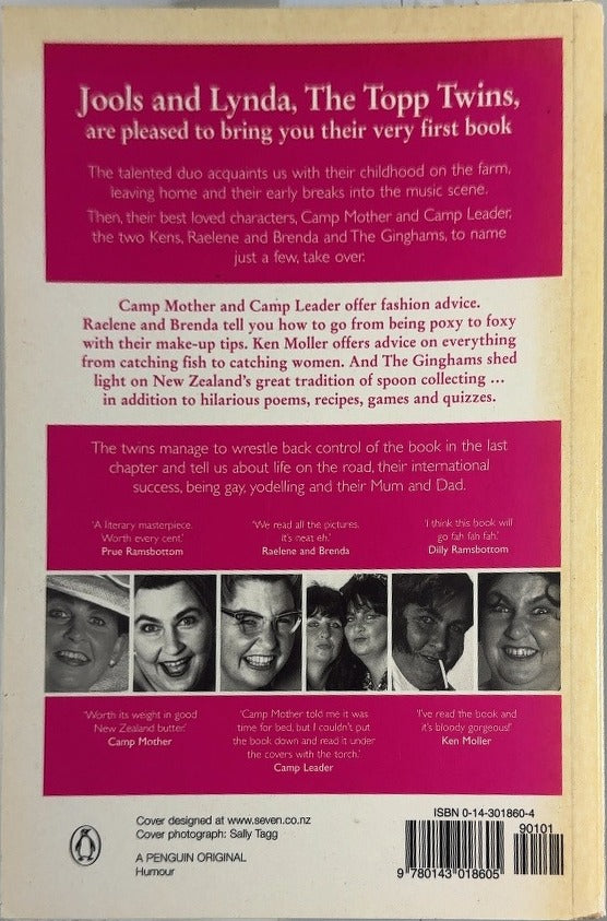 The Topp Twins book - By Jools Topp & others - back cover