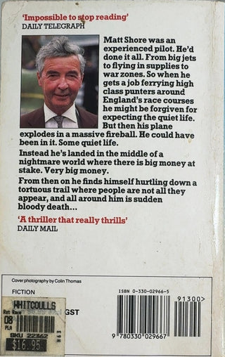 Rat Race - By Dick Francis — back cover