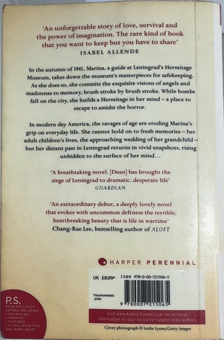 The Madonnas of Leningrad - By Debra Dean — back cover