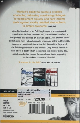 Hide & Seek - By Ian Rankin — back cover