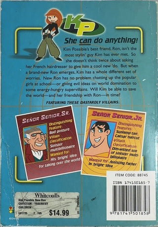 Kim Possible: The New Ron - By Funtastic — back cover