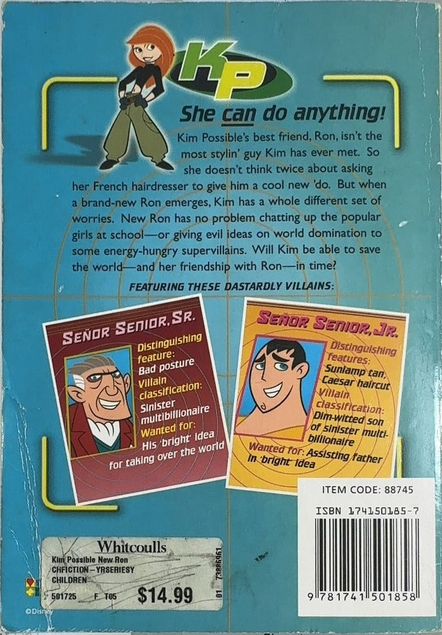Kim Possible: The New Ron - By Funtastic - back cover