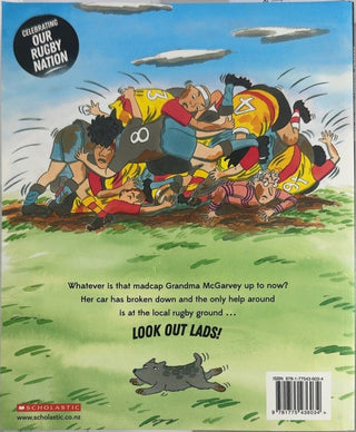 Grandma McGarvey Joins the Scrum - By Jenny Hessell & others — back cover