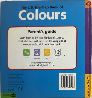 My Lift-the-Flap Book of Colours - By Pancake — back cover