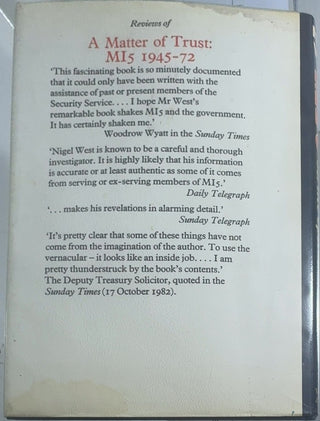 MI6 — back cover