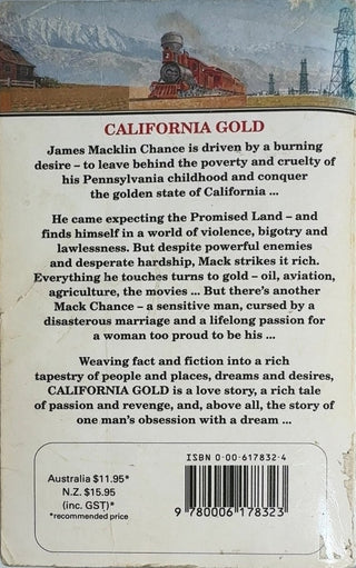 California Gold - By John Jakes — back cover