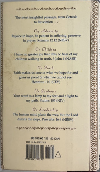 Divine Inspirations — back cover