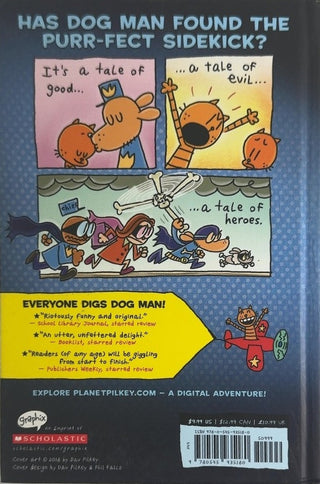 Dog Man and Cat Kid - By Dav Pilkey — back cover