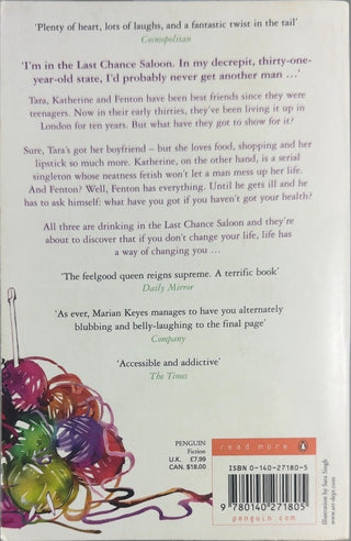 Last Chance Saloon - By Marian Keyes — back cover