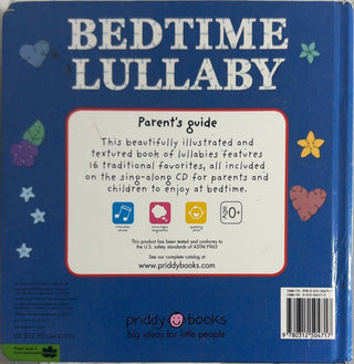 Bedtime Lullaby - By Roger Priddy — back cover