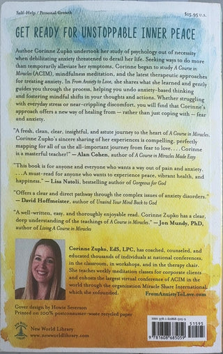 From Anxiety to Love — back cover