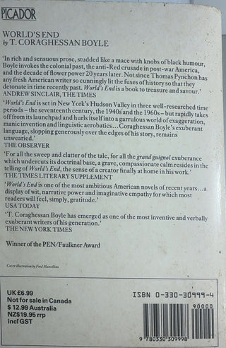 World's End — back cover