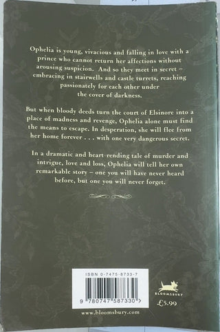 Ophelia — back cover