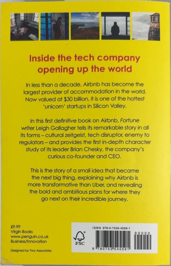the airbnb story - By Leigh Gallagher - back cover