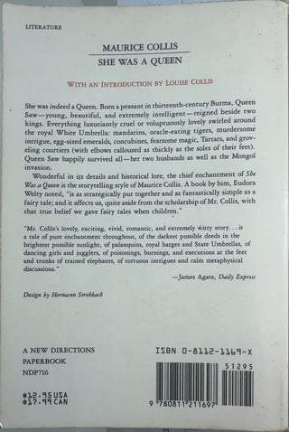 She Was A Queen — back cover