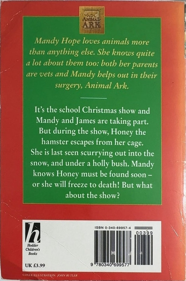 Hamster in the Holly - By Lucy Daniels - back cover