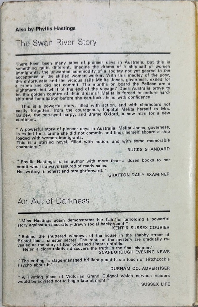 the stars are my children - By Phyllis Hastings - back cover