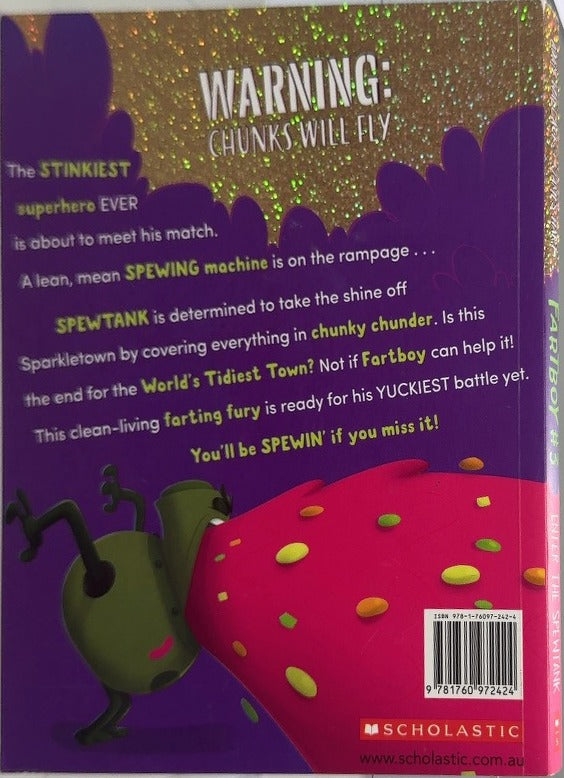 Fartboy - By Adam Wallace & others - back cover