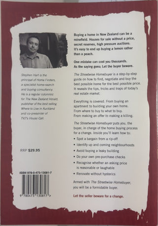 The Streetwise Homebuyer — back cover