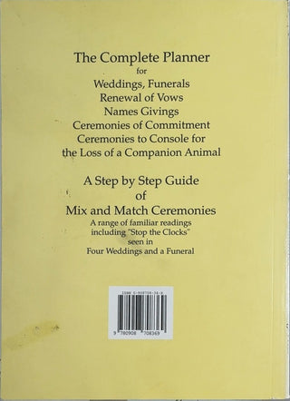 Civil Rites & Ceremonies - By Hilary Hudson — back cover