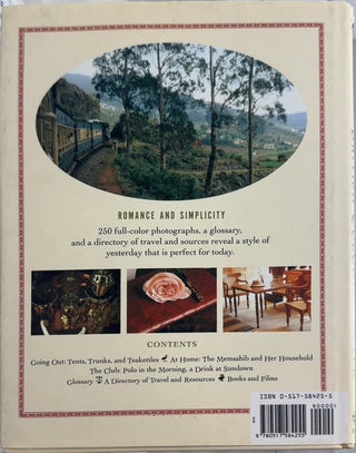 The Romance of British Colonial Style - By Tricia Foley & others — back cover