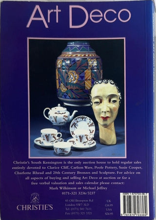 Collecting Art Deco Ceramics - By Howard Watson & others — back cover