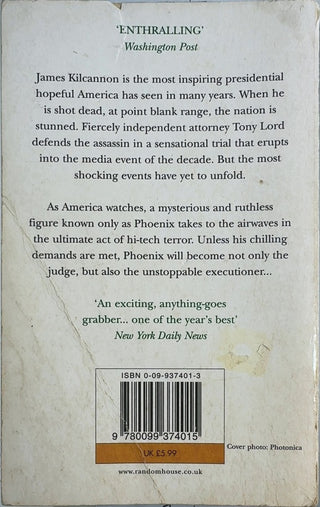 Private Screening - By Richard North Patterson — back cover
