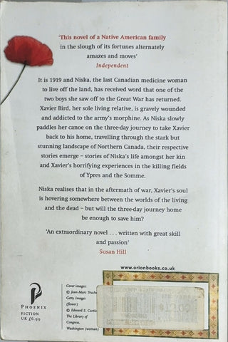 Three Day Road - By Joseph Boyden — back cover