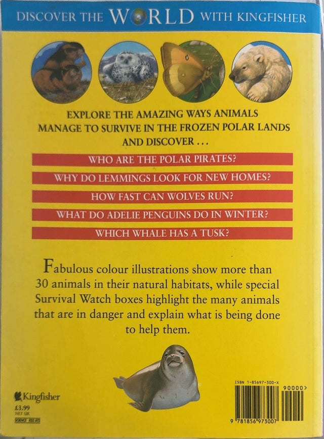 Polar Animals - By Michael Chinery - back cover