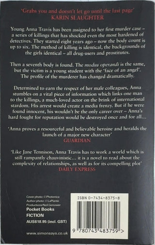 Above Suspicion - By Lynda La Plante — back cover