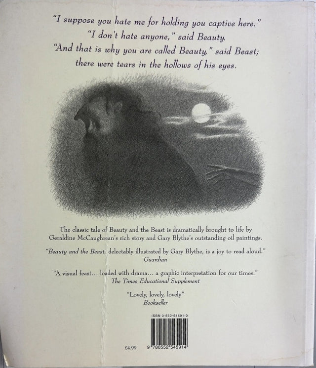 Beauty and the Beast - By Geraldine McCaughrean & others - back cover