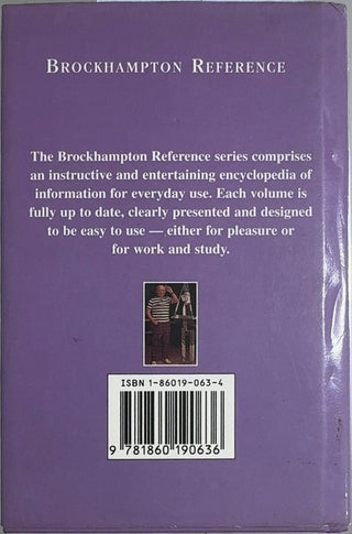 Dictionary of Biography - By Varios — back cover