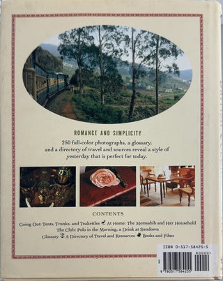 The Romance of British Colonial Style - By Tricia Foley & others — back cover