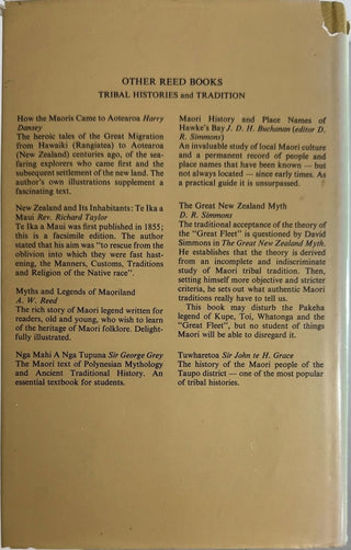 Treasury of Maori Exploration - By A.W. Reed — back cover