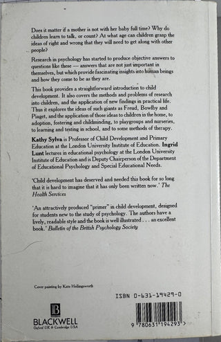 Child Development — back cover