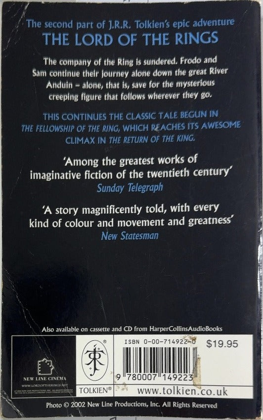 The Lord of the Rings - By J.R.R. Tolkien - back cover