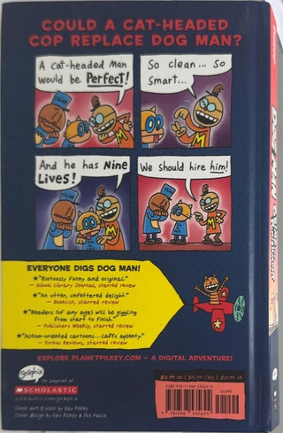 Dog Man: Grime and Punishment - By Dav Pilkey — back cover