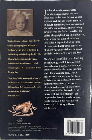 My Story - By Judith Moran — back cover