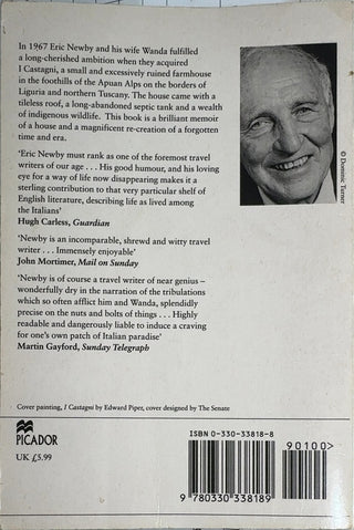 A Small Place in Italy - By Eric Newby — back cover